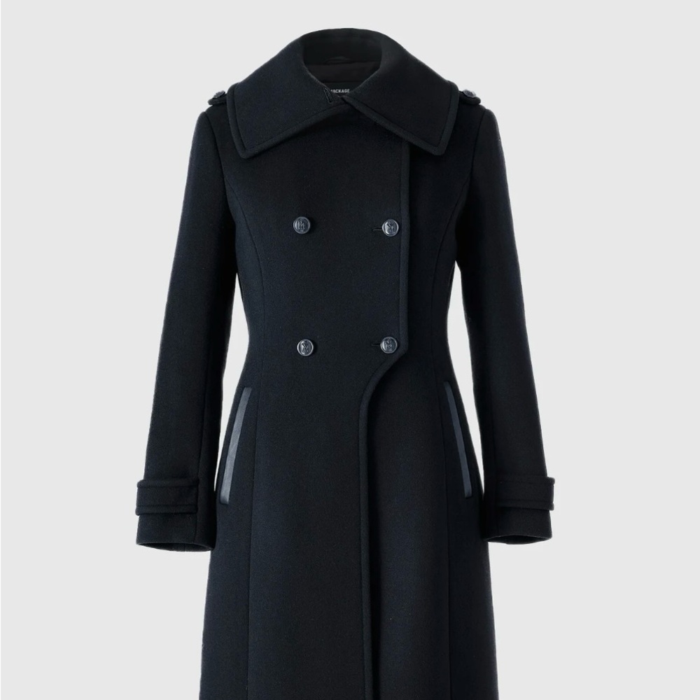 Mackage ELODIE double face wool tailored coat